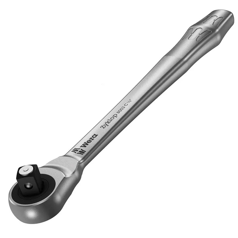 Wera 8003 C Zyklop Metal ratel 1/2" Met doorsteek-vierkant | Koopje