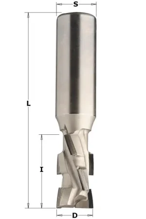 Alleen deze week - CMT 142.253.61 Diamant bovenfrees 25 mm, schacht 25 x 50 mm