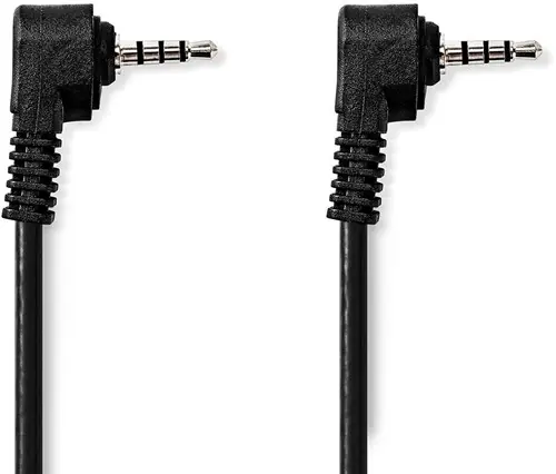 Aanbieding loopt bijna af | Nedis Audio-Videokabel 3,5 mm Male 3,5 mm Male Vernikkeld 2.00 m Rond PVC Zwart - CVGL22000BK20