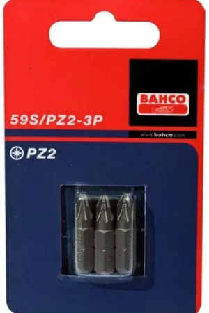 Klaar voor verzending | Bahco x3 bits pz1 25mm 1/4" dr standard 59S/PZ1-3P