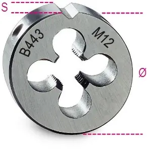 Aanrader | Beta Snijplaten, fijne spoed, metrische draad HSS 443 20X2 - 004430131
