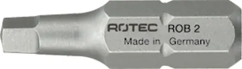Rotec PRO Insertbit SQD 1 L=25mm C 6,3 BASIC - 10 stuks - 8090001 | Vanaf nu beschikbaar