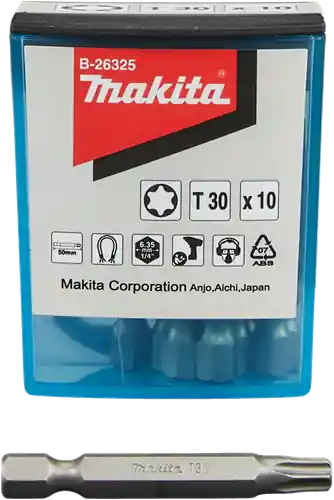 Mis het niet | Makita Accessoires Schroefbit T30x50mm - B-26325 B-26325
