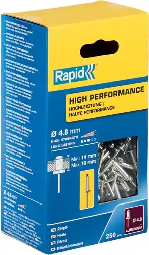 Aanbieding | Rapid High Performance blindklinknagels 4,8x20mm 250 st Box - 5001439