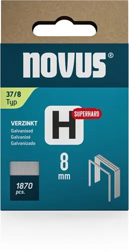 Zolang de voorraad strekt - Novus Dundraad nieten H 37/8mm Superhard (1.870 stuks) - 042-0370 042-0785
