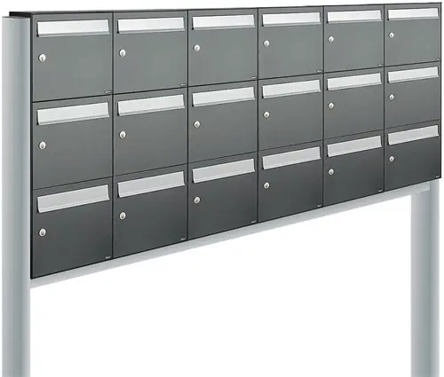 Allux Flow Set 6-Breed, 3-Hoog Op Statief Antraciet - 40040065_6x3s - Direct van de fabrikant