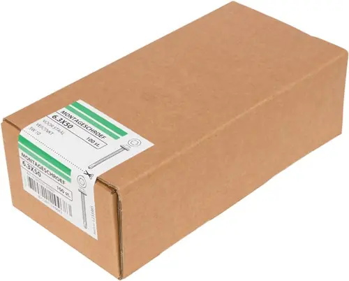 Aanbieding - Hoenderdaal Spaanplaatschroef Vz Pk PZ3 6.0X70 100 stuks - 0203.01.50203