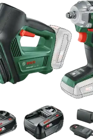 Alleen deze week | Bosch Groen Accutoolkit Combipack UniversalImpactDrive 18V-350 + UniversalPump 18V Incl. 1x PBA 18V 2,0 Ah, 1x PBA 18V 4,0 Ah - 0615A5009C