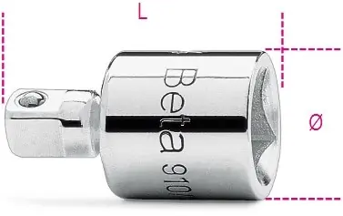 Beta Verloopdop 3/8” naar 1/4” 910/15 - 009100810 | Populair bij klanten