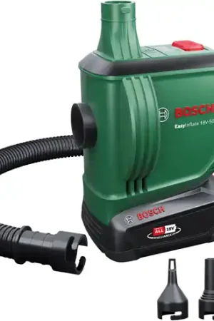 Bosch Easyinflate 18V-500 Accu Luchtpomp 1 x 2,0 Ah accu + lader - 0603947201 | Direct van de fabrikant