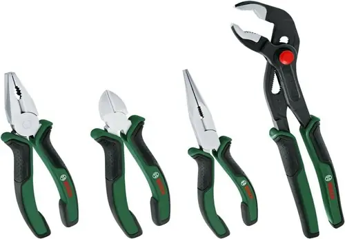 Actieprijs - Bosch Groen Tangenset 4-stuks - 1600A02W7K