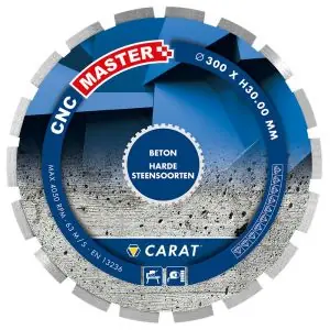 Aanbieding | Carat diamant zaagblad CNC Master 300x30,00 mm beton en harde materialen CNCM300500