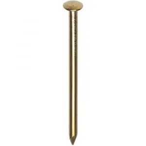 Online bestelbaar - Herag nagel 1,6x25 mm bombe kop messing 125 g 140015
