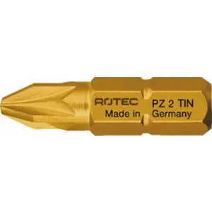 Nog enkele stuks | Rotec 803 schroefbit TiN C6.3 Pozidriv PZ 3x25 mm set 10 stuks 803.2003