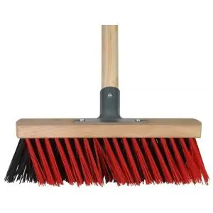 Actie - Talen Tools X-bezem buiten 30 cm rood-zwart los BB83